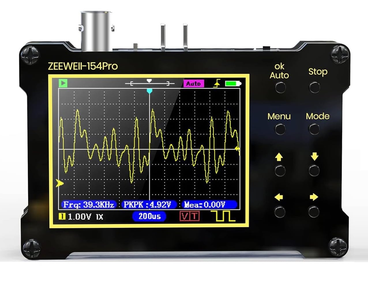 اسیلوسکوپ پرتابل DSO154 Pro زووی 1 مگاهرتز 1 کانال با نرخ نمونه برداری 40MSa/s