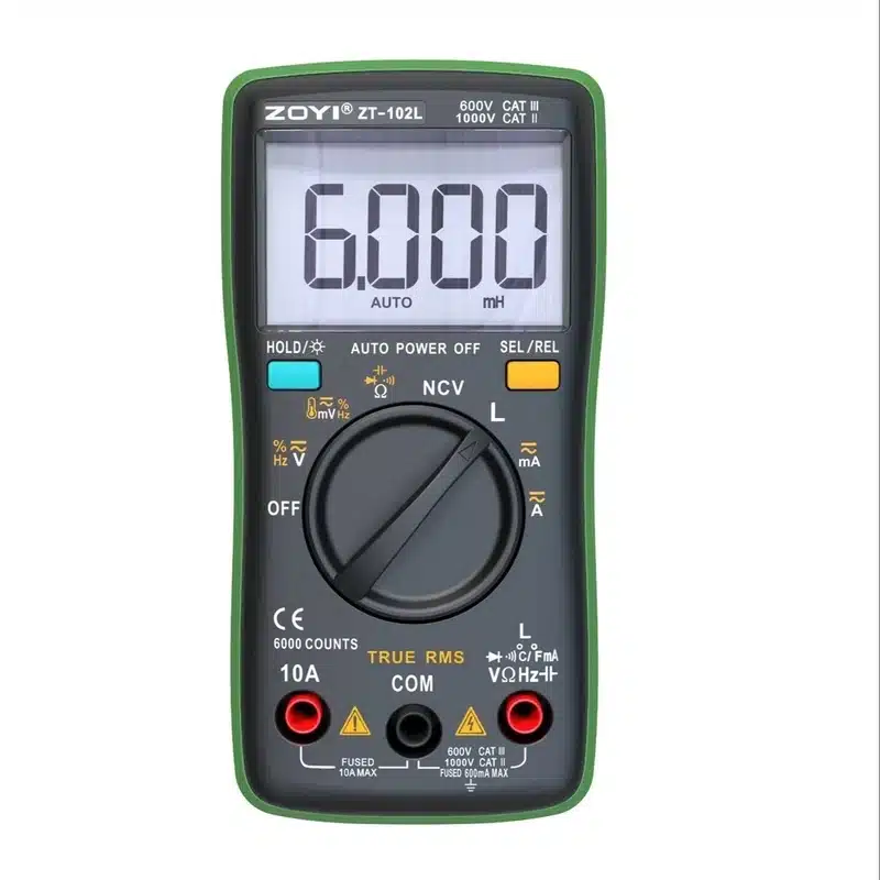 LCR متر و مولتی متر زویی ZOYI مدل ZT-102L
